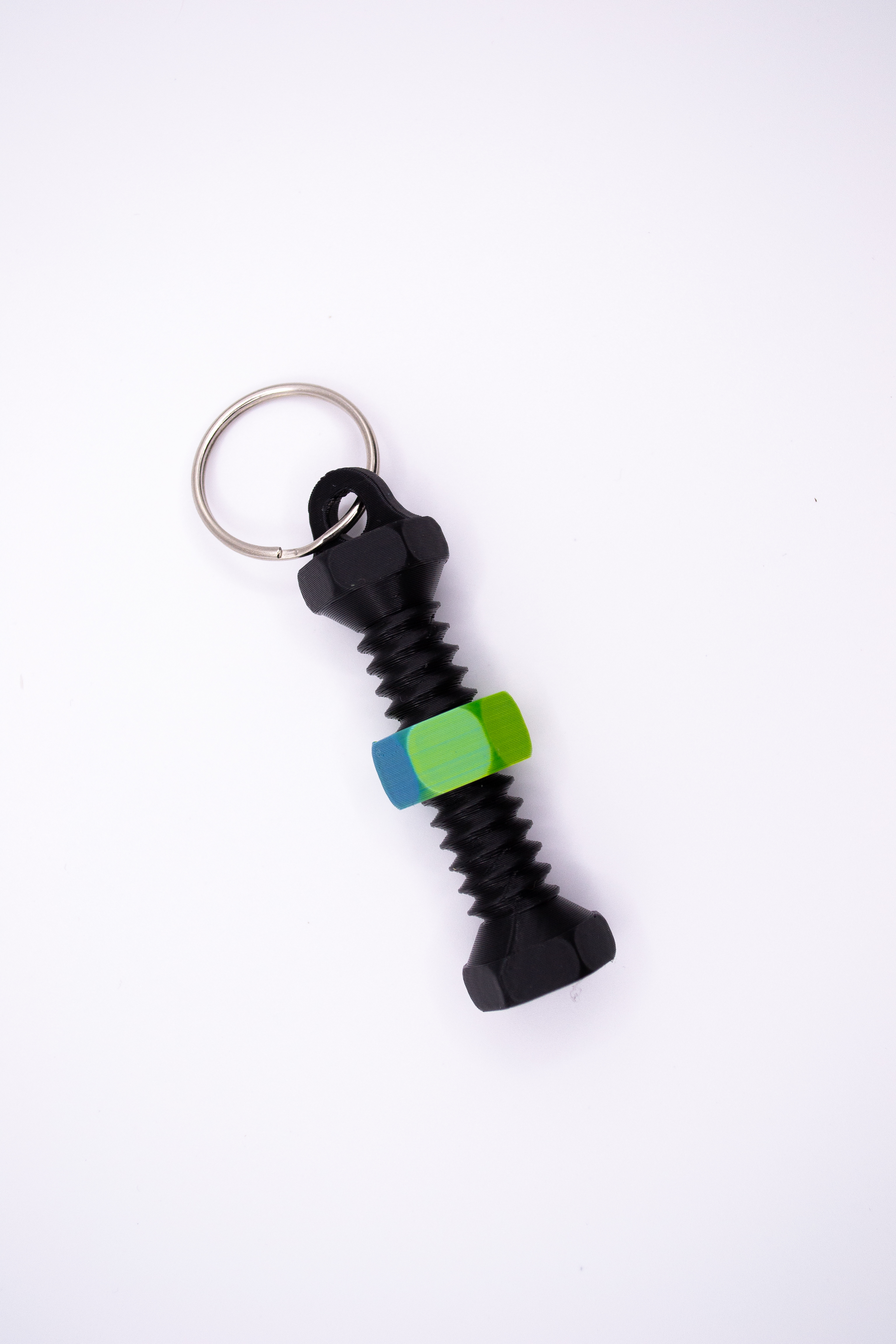 Nut Fidget Keychain 